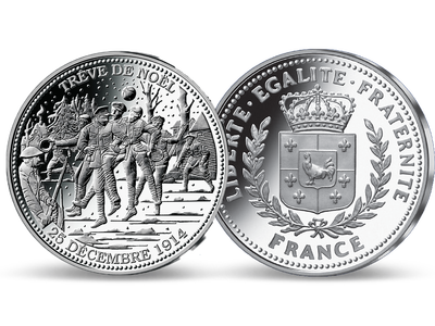 Prägung in reinem Silber Frankreich siegt: 