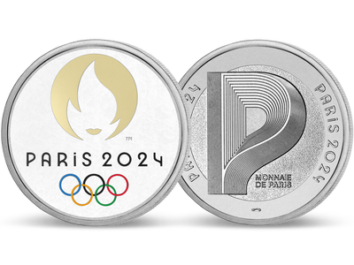 Medaille Emblem der Olympische Spiele Paris 2024