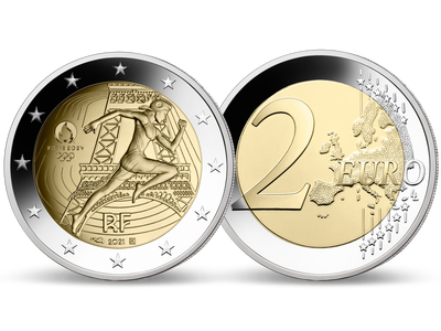 Collection: Les 2 Euros commémoratives, votre première livraison « Jeux Olympiques 2024 Paris - Révèlez l'athlète qui sommeille en vous »