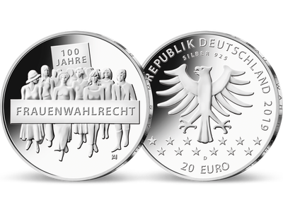 Die erste 20-Euro-Silbergedenkmünze 2019 