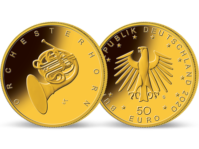 Die offizielle deutsche 50-Euro-Goldmünze 