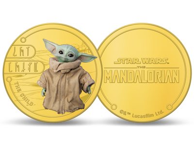 Collection STAR WARS™: THE MANDALORIAN™ - Frappe dorée à l’or pur « The Child » 