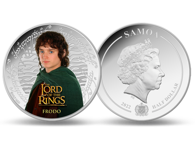 La monnaie officielle argentée «Frodon - Le Seigneur des anneaux™»