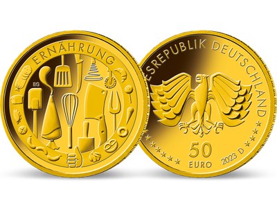 Deutschlands offizielle 50-Euro-Goldmünze 2023 