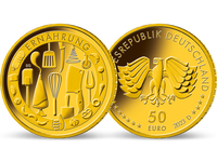 Die offizielle deutsche 50-Euro-Goldmünze 2023 