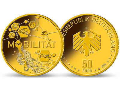 Die offizielle deutsche 50-Euro-Goldmünze 2024 