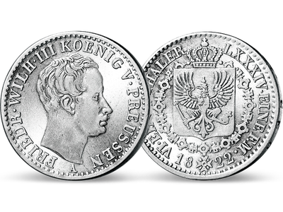Als 1/6 noch ein Münznominal war − Preußen 1/6 Taler 1822-1840