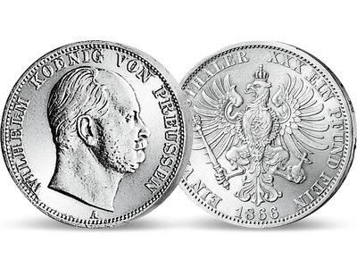 Der Silbertaler Wilhelm I. − Preußen, Taler 1864-1871