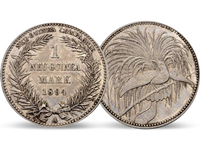 Deutsch-Neuguinea 1 Mark 1894 Wilhelm II.