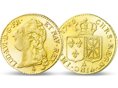 Gold kostet den Kopf des Königs − Ludwig XVI. Louis d'or 1785-1792