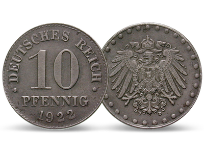 Deutsches Kaiserreich 10 Pfennig 1915-1922