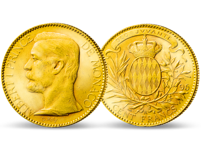 Historisches Gold aus Monaco – 100-Francs-Münze von Fürst Albert I.