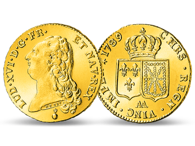 Der letzte Doppel-Louis d’or – Frankreich König Ludwig XVI. 1785 – 1792