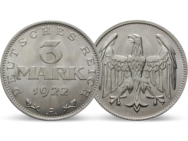 3-Mark-Münze der Weimarer Republik
