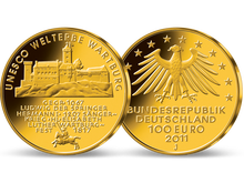 Die 100-Euro-Goldmünze UNESCO Welterbe 