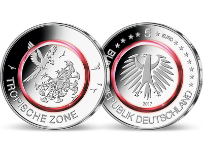 Die offizielle deutsche 5-Euro-Münze 