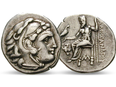 Der größte Feldherr der Antike – Drachme Alexander der Große