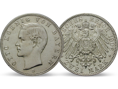 Deutsches Reich / Bayern 2 Mark 1891-1913 König Otto