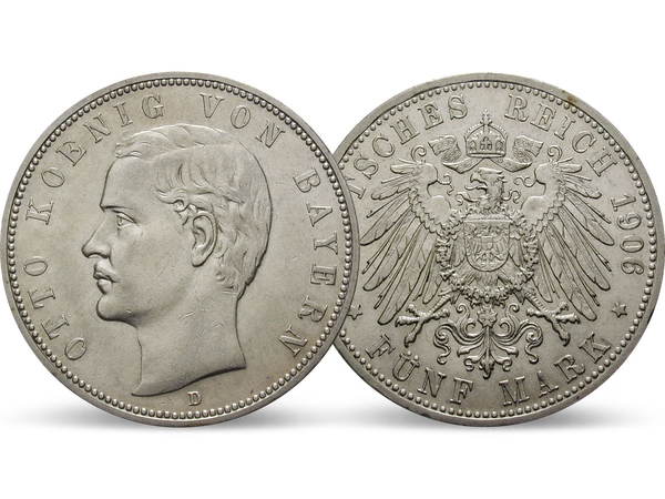 5-Mark-Münze von König Otto