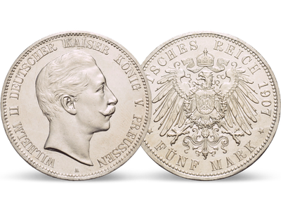 Die wichtigste 5-Mark-Münze des letzten deutschen Kaisers