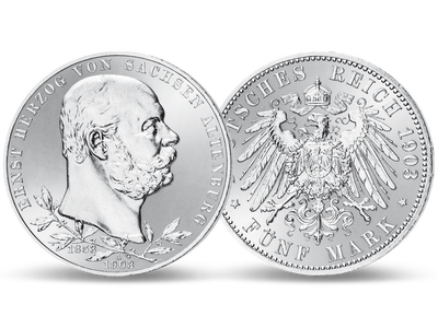 Die letzte Kaiserreich-Münze des Herzogtums Sachsen-Altenburg