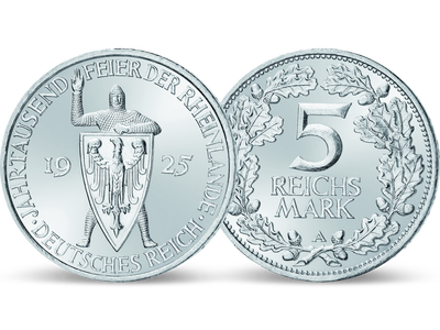 Weimarer Republik 5 Reichsmark 1925 