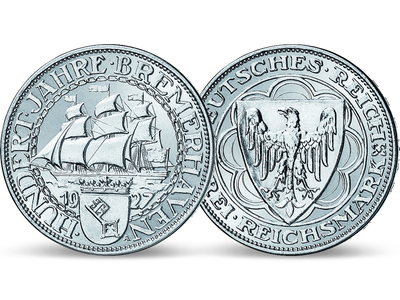 100 Jahre Stadt Bremerhaven − 3 Reichsmark 1927