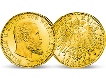 Die letzte 10-Mark-Goldmünze des Königreiches Württemberg