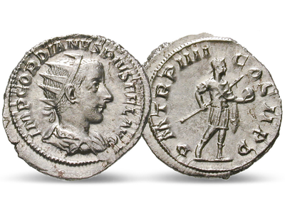 Roms Kaiser als Weltherrscher − Gordianus III. Antoninian 238-244