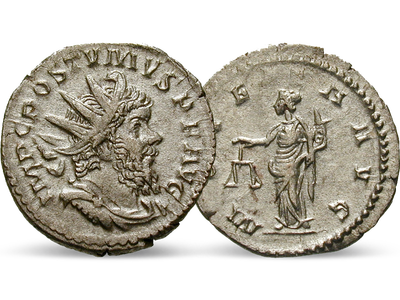 Ein römischer Kaiser in Köln − Postumus Denar 260-269