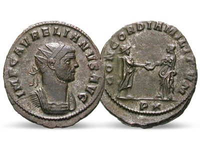 Der Erbauer der Stadtmauern Roms − Kaiser Aurelian, Antoninian