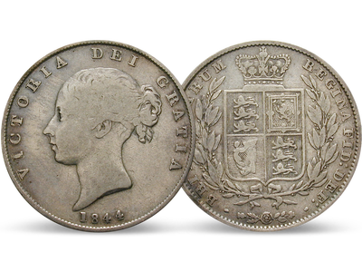 Großbritannien 1/2 Crown 1874-1887 Victoria I. - jung -