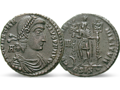 Ein Kaiser feiert Weihnachten − Rom, Constantius II. Bronze 337-361
