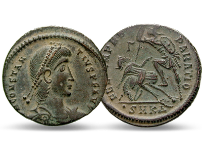 Constantius besiegt die Perser − Rom, Bronze 337-361