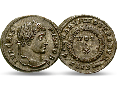 Konstantin richtet den eigenen Sohn − Rom, Crispus Bronze 317-328