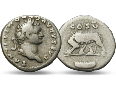 Fast 2000 Jahre alt – Römisches Reich Denar 81-96 n. Chr. Domitianus