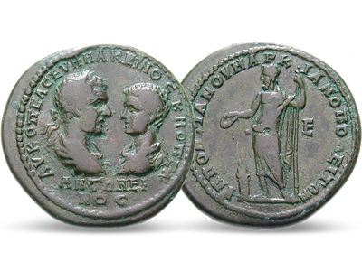 Ein kaiserliches Doppelportrait − Rom, Macrinus und Diadumenianus