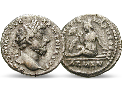 Über 1.800 Jahre alt – Römisches Reich Denar Marcus Aurelius 