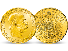 10-Kronen-Münze von Kaiser Franz Joseph I.