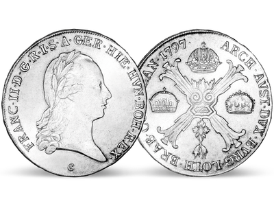 Ein Kronentaler des Doppelkaisers − Österreich Franz II./I. 1792-1797
