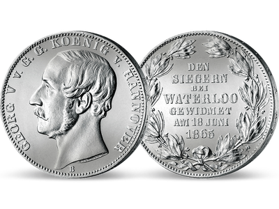 Die Schlacht von Waterloo − Hannover, Silbertaler 1865