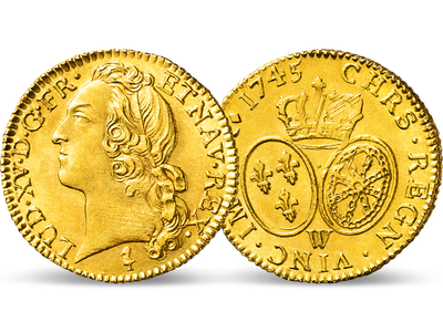 Das berühmte Gold Ludwig XV. − Frankreich, Louis d'or 1740-1771