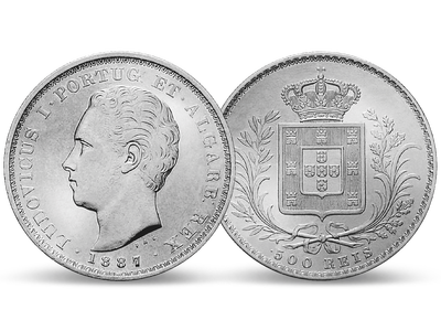 Portugal 500 Reis 1863-1889 Ludovicus I.