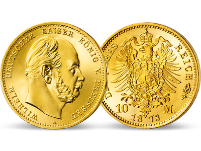 Deutsches Reich/Preußen 10 Mark 1872-1873 Wilhelm I.