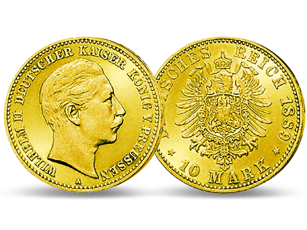10-Mark-Münze von Kaiser Wilhelm II.
