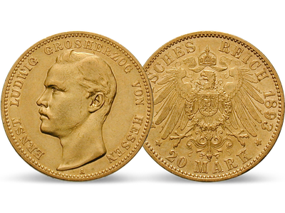 Sachsens Gold, nur ein Jahr geprägt − Georg 10 Mark 1903