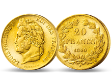 Die letzte 20-Francs-Goldmünze von König Louis Philippe I.