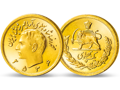 Reza Pahlavi, Schah von Persien − Persien, 1 Pfund Gold 1945-1979