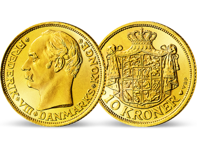 Dänemark 10 Kronen 1908-1909 Friedrich VIII.