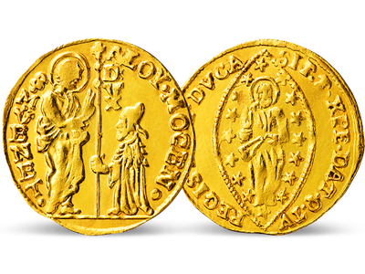 Die einzige Goldmünze Venedigs − Dukat (Zecchine)1329-1797